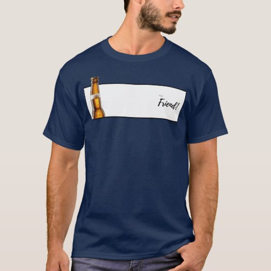 友達だねビール Tシャツ (正面)