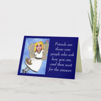 友達って珍しい人たち… – グリーティングカード