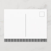 友達でいてくれてありがとう おしゃれな手書き文字 ポストカード (裏面)