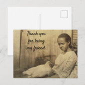 友達でいてくれてありがとう ポストカード (正面/裏面)