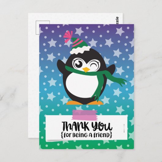 友達でいてくれてありがとう ポストカード (正面/裏面)