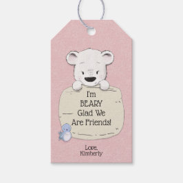 友達でいてくれてとっても嬉しいよ バレンタイン ギフトタグ