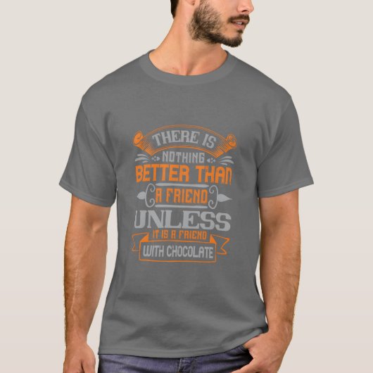 友達でなければ誰にも劣らない Tシャツ (正面)