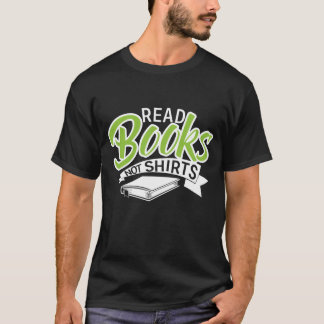 友達ではなく本を読む Tシャツ