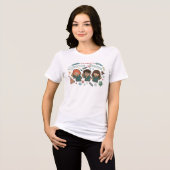 友達といると季節はもっと甘くなる トライブレンドTシャツ (正面全面)