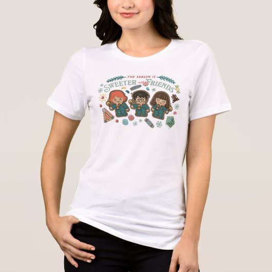 友達といると季節はもっと甘くなる トライブレンドTシャツ (正面)