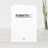 友達とのユーモラスな皮肉 | 私たちは一緒 カード (裏面)