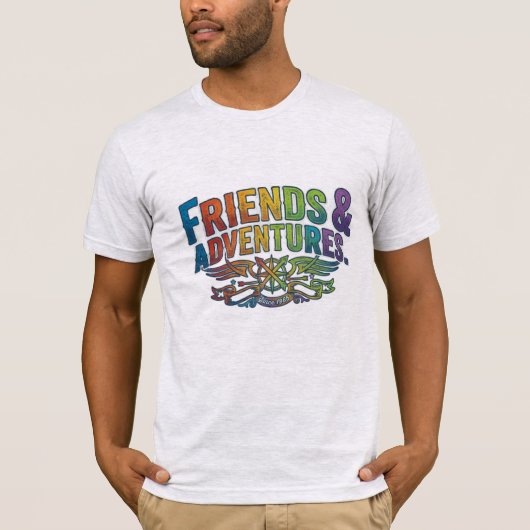 友達との冒険 Tシャツ (正面)