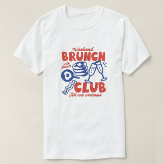 友達との朝食 グラフィック Tシャツ