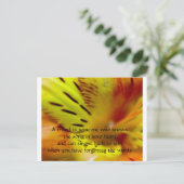 友達とは、（あなたの）息子を知っている人だ ポストカード (スタンド正面)