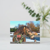 "友達とクリスマス" ポストカード (スタンド正面)