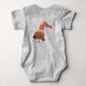 友達とハロウィーンをブーしたい ベビーボディスーツ (裏面)