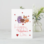 友達とバレンタイン カード (スタンド正面)