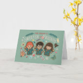 友達と一緒なら季節はもっと甘い カード (黄色い花)