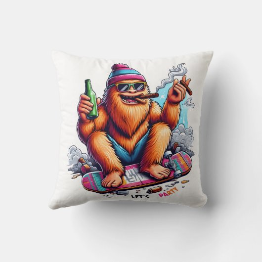 友達と一緒にいることをうれしく思う クッション (裏面)