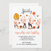 友達と一緒にホラーなパーティーをしよう 招待状 (正面/裏面)