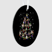 友達と一緒に楽しいクリスマスシーズンを過ごす オーナメント (正面)