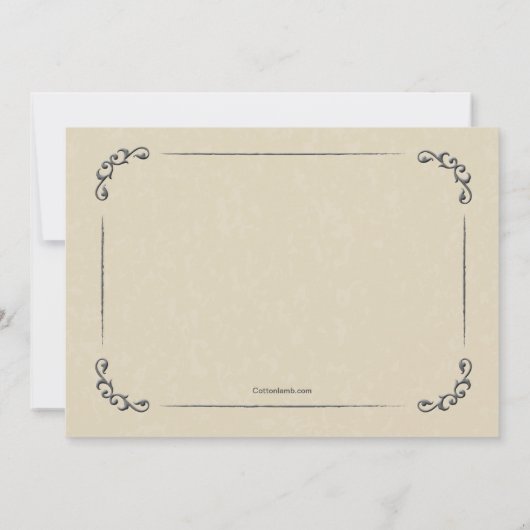 友達と一緒に美味しいビールを飲もう! 招待状 (裏面)