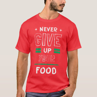友達と一緒に食事を楽しもう Tシャツ