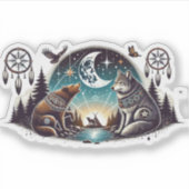 友達と夜。 シール (正面)