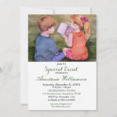 友達と家族のための読書会イベントのお誘い 招待状 (正面)