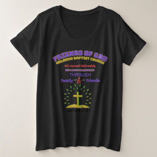 友達と家族のTシャツ プラスサイズTシャツ