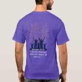 友達と家族のTシャツ Tシャツ (裏面)