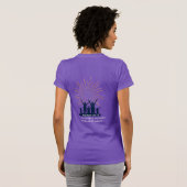 友達と家族Tシャツ Tシャツ (裏面フル)