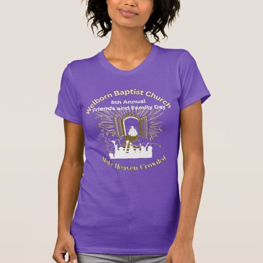 友達と家族Tシャツ Tシャツ (正面)