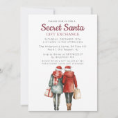 友達と抱き枕シークレットサンタクリスマスパーティー 招待状 (正面)