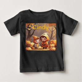 友達と楽しむ秋 ベビーTシャツ