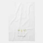 「友達と生きる」カクテルキッチンタオル キッチンタオル (縦)