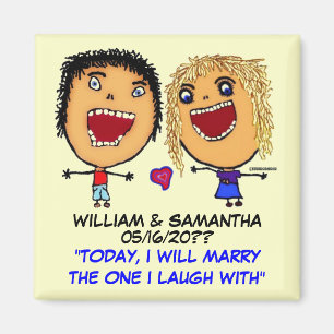 友達と結婚最高のする マグネット