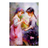 友達と花 ポスター (正面)