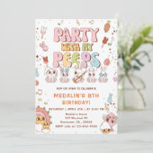 友達と誕生日パーティー 招待状 (スタンド正面)