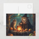友達と過ごすハロウィン シーズンポストカード (正面/裏面)