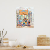 友達と過ごす美学しい日 ポスター (キッチン)