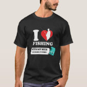 友達と釣り Tシャツ (正面)