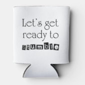 友達におもしろいビールの贈り物をジョークにする 缶クーラー (正面)