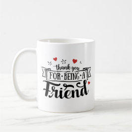 友達になってくれてありがとう コーヒーマグカップ