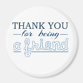 友達になってくれてありがとう マグネット (正面)