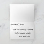 友達になれてありがとう サンキューカード (内部)