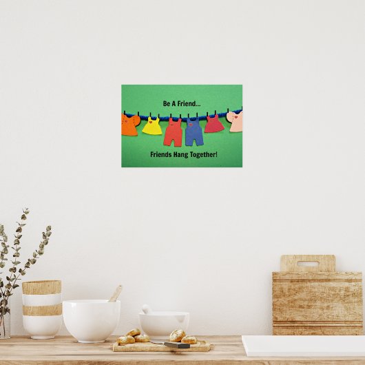 友達になれ！ ポスター (キッチン)