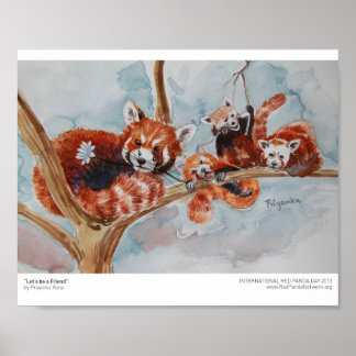 「友達になろう」プリント ポスター