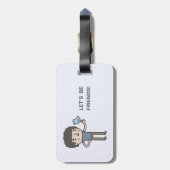 友達になろう！ ラゲッジタグ (裏面縦)