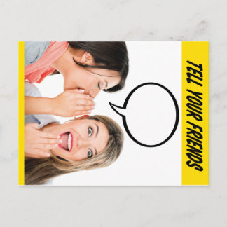 友達に伝える – はがき