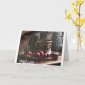 友達に聖降誕祭***楽しん最高のでね*** カード (黄色い花)