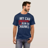友達に自慢できる俺の車は走りません Tシャツ (正面フル)