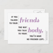 友達に話すようなポストカード ポストカード (正面/裏面)