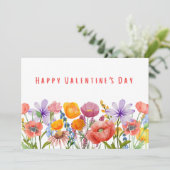 友達に贈るバレンタイン - 花と愛 シーズンカード (スタンド正面)